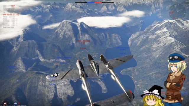 [War Thunder] THUNDER ARCHIVE P-38L смотреть онлайн