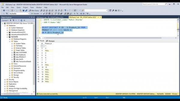 INNER JOIN , LEFT JOIN & RIGHT JOIN in SQL | SQL Tutorial
