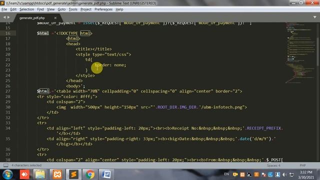 20. PDF Generate using PHP смотреть онлайн