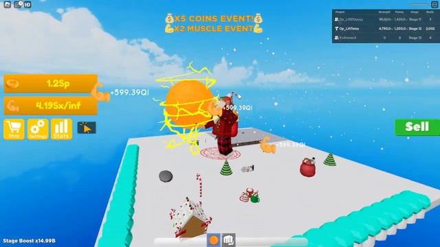 Купил 12 и первый предмет Godly Lifting Simulator! смотреть онлайн