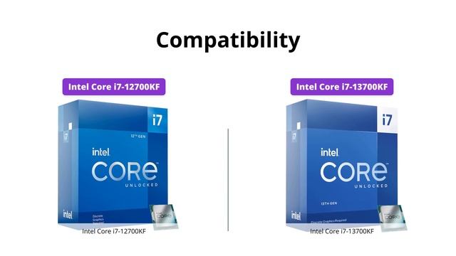 Intel Core i7-12700KF vs i7-13700KF Processor Comparison смотреть онлайн