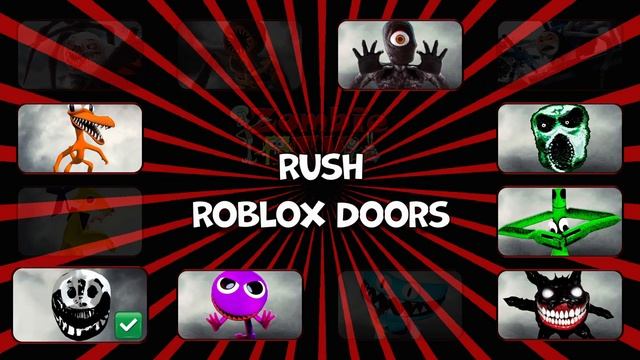 Guess the MONSTER'S VOICE? Choo Choo Charles, Cursed Thomas, Rainbow Friends, Roblox Doors смотреть онлайн