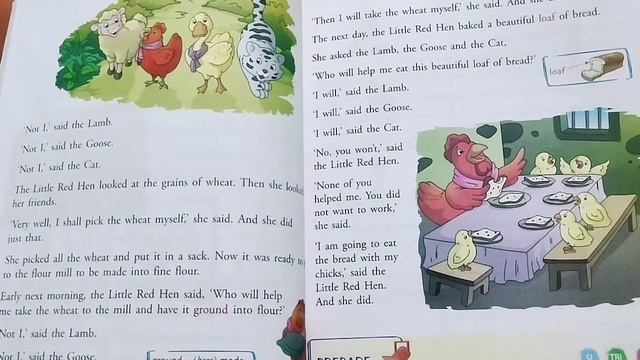 The little Red Hen ? story reading with hindi meaning by ? English class???... смотреть онлайн