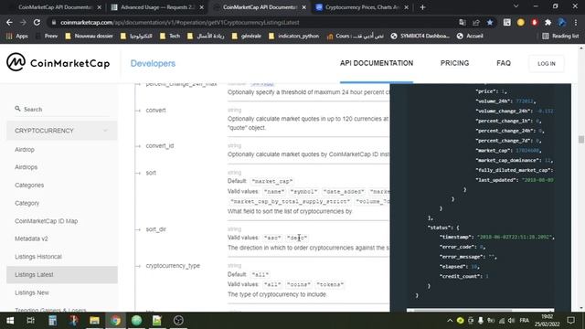 coinmarketcap api التعامل و سحب البيانات من смотреть онлайн