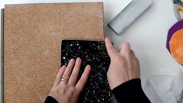 Блокнот "Космос" своими руками на кольцах, с обложкой из эпоксидной смолы. смотреть онлайн