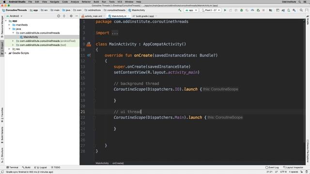 Android Development | Coroutine Threads смотреть онлайн
