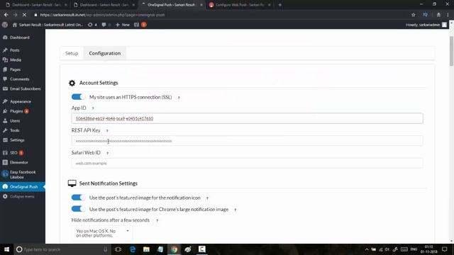 How to active OneSignal in WordPress Website by arunmaurya.net смотреть онлайн