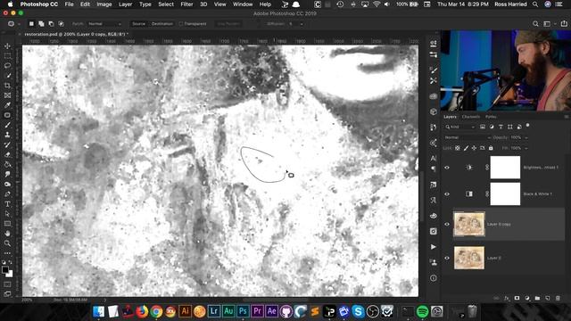 Quick Tip to Fix Badly Damaged Photos in Photoshop смотреть онлайн