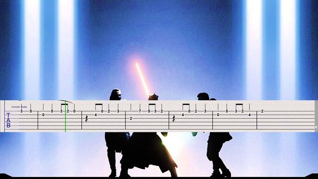 STAR WARS DUEL OF THE FATES GUITAR - Easy Tab Tutorial смотреть онлайн