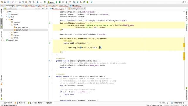 Android. Toast уведомления. Урок 12 смотреть онлайн