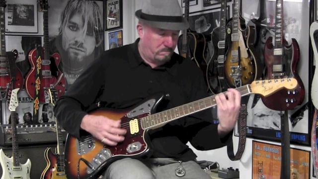 Fender Jaguar Kurt Cobain Worn Guitar Demo смотреть онлайн