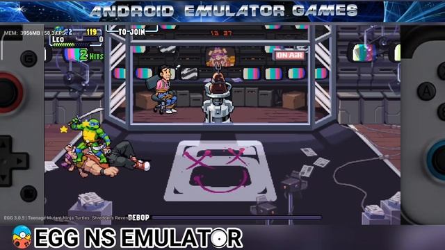 EGG NS 3.0.5 Game Teenage Mutant Ninja Turtles Shredder's Revenge Test with settings смотреть онлайн