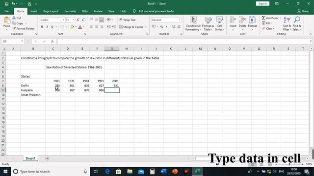 How to Create Multiple Line Graph or Polygraph in ms excel 2019 बहुरेषालेख смотреть онлайн