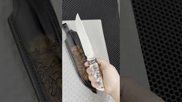 Авторский нож Хищник по индивидуальному заказу клиента | сталь S390 | скрим шоу смотреть онлайн