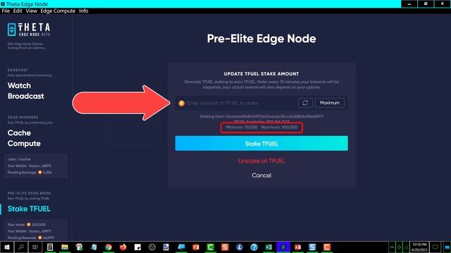Staking TFUEL to the PRE-ELITE Edge Node смотреть онлайн
