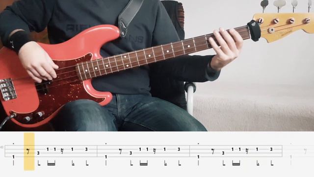 The Soul Machine - Twitchie Feet (Bass Cover) Tabs смотреть онлайн