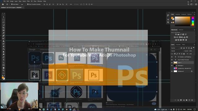 Easy Make Thumnail For YouTube With Adobe Photoshop 2022 смотреть онлайн