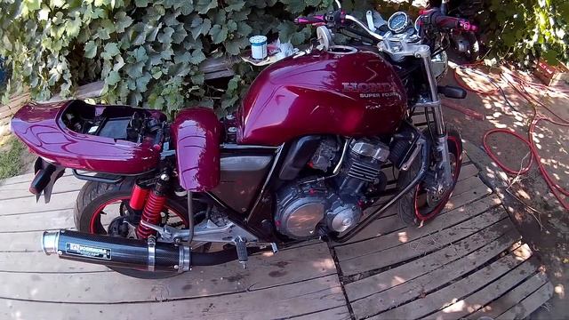 Мой мотоцикл до покраски Honda CB400 смотреть онлайн
