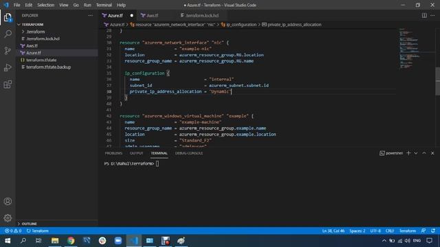 Azure Virtual Machine Creation Using Terraform смотреть онлайн