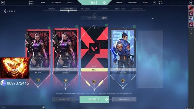VALORANT LIVE STREAMING| IMNOOBSTAR смотреть онлайн