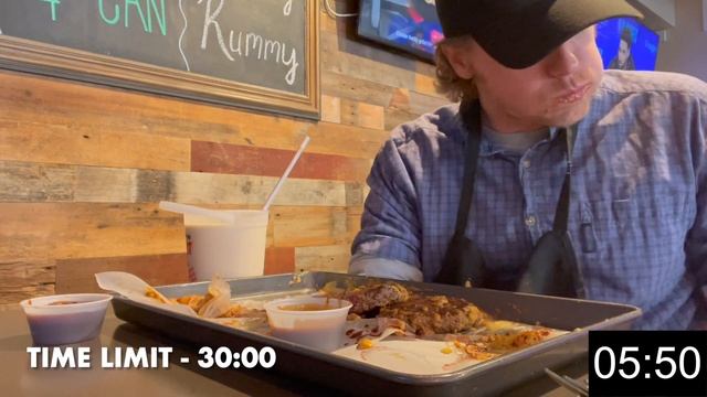 UNDEFEATED 6LB BEAST BURGER CHALLENGE IN DETROIT! смотреть онлайн