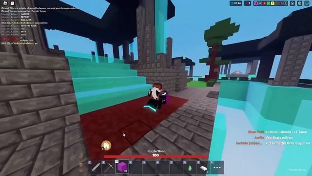 I Beat Milyon On Live Stream... (Roblox Bedwars) смотреть онлайн