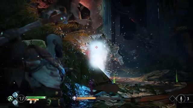 God of War | Stone Ancient Boss Fight on Give Me God of War (MAX) Difficulty смотреть онлайн