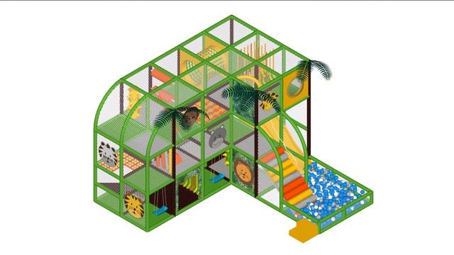 Типовой проект детского лабиринта от kraftfactory.ru смотреть онлайн