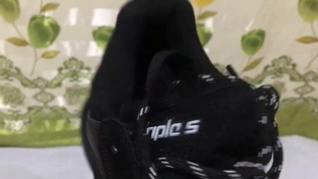 Balenciaga Triple S 483513 All Black Review смотреть онлайн