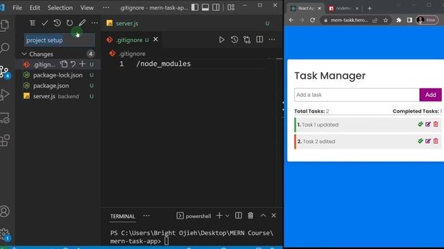 MERN Stack Tutorial | #3 - Create Express Server смотреть онлайн