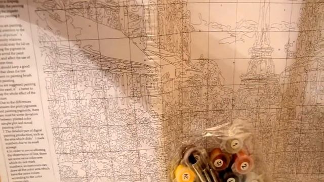 Мой подарок. Обзор набора для рисования картины по номерам. смотреть онлайн