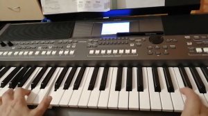 YAMAHA psr-S670 опробования стиля