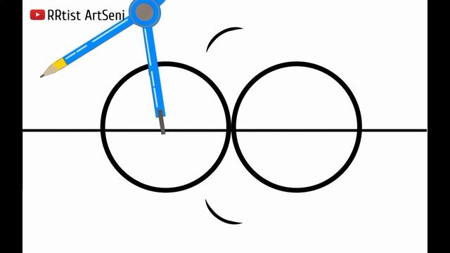 How to Make a Perfect Oval Shape using a Compass and Ruler смотреть онлайн