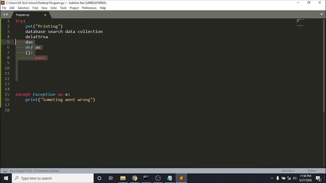 49.Try and Except in Python смотреть онлайн