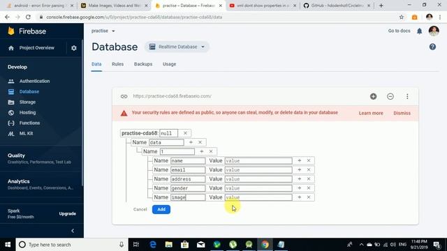How to get Data from Firebase in android studio смотреть онлайн