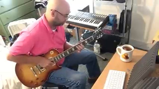 Gibson Les Paul Standard Plus - a little blues riffing смотреть онлайн