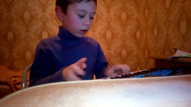 Щедрик Carol of the Bells. Детское пианино. смотреть онлайн