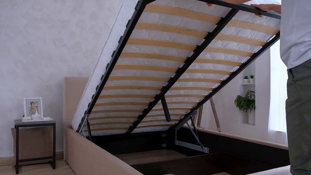 Полутороспальная кровать Роза Велюр Кофе Обзор смотреть онлайн