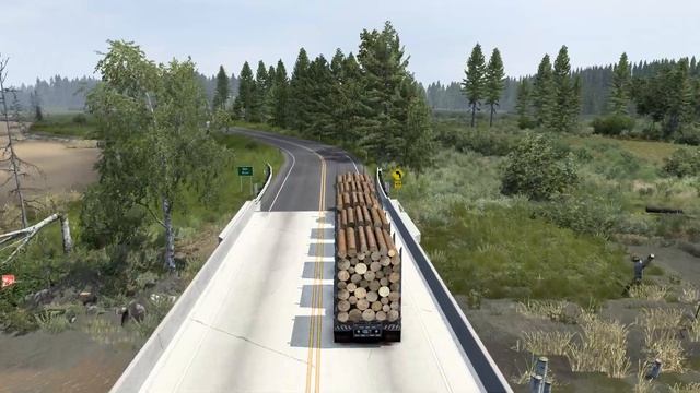 *Free Mack Superliner* Short Logs Hauled Astoria to Aberdeen PNG/8K/JBX2 Combo ATS 4K 1.47 смотреть онлайн