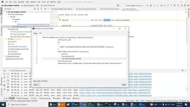 Практическая часть - 15. Необходимость оптимизации SQL-кода подсистемы скраппинга. смотреть онлайн