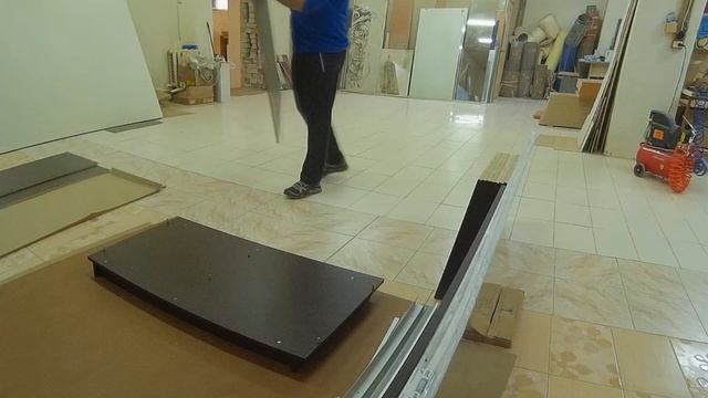 Шкаф-купе Е1. Пример сборки. смотреть онлайн