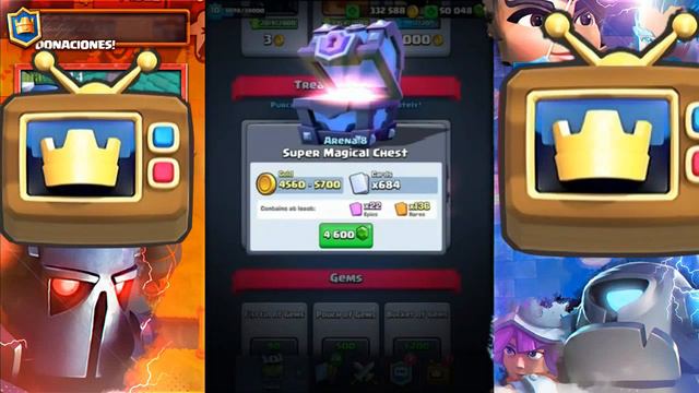 100 000 ГЕМОВ ! ОТКРЫТИЕ СУНДУКОВ clash royale 100 K gems 100K гемов СМОТРЕТЬ ВСЕМ! 1 смотреть онлайн
