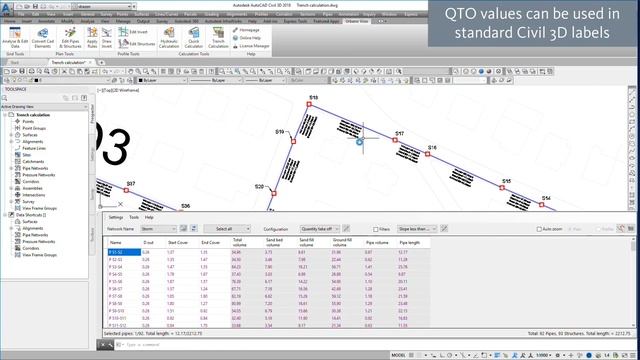 Urbano Visio – Pipe trench volume calculation for AutoCAD Civil 3D смотреть онлайн