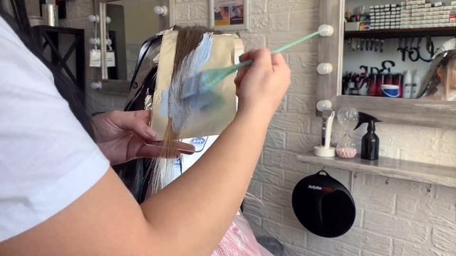 Балаяж. Процесс работы Balayage.