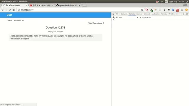 Full Stack JS (React, Redux) - fetch action with axios #7 смотреть онлайн