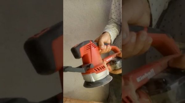 TESTANDO A LIXADEIRA ROTO ORBITAL EINHELL EXPERT TE-RS 40 E