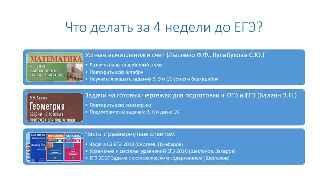 Как подготовиться к ЕГЭ за 4 недели? (Математика, профиль) смотреть онлайн