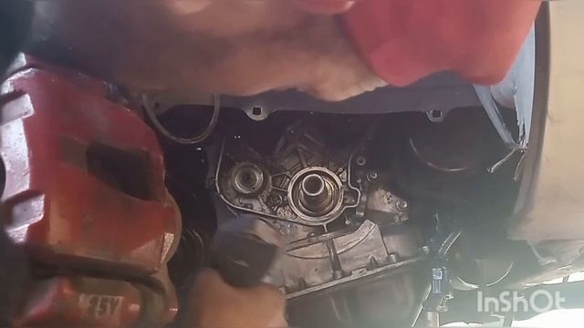 cómo cambiar bomba de aceite parte 2 Toyota Corolla 2.0 diesel смотреть онлайн