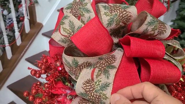 Create Drama on your Stairway Rail for Christmas 2021 смотреть онлайн