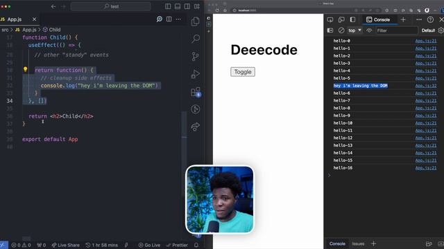 USEEFFECT CLEANUP FUNCTION Simplified - How, and why you should use it смотреть онлайн